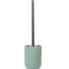 Brosse WC céramique vert d'eau