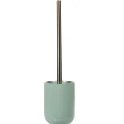 Brosse WC céramique vert d'eau