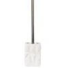 Brosse WC design blanc froissé