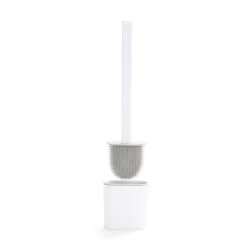 Brosse WC en silicone avec support