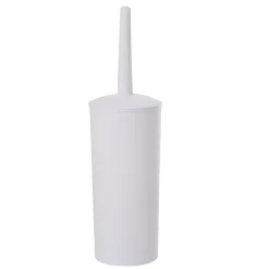 Brosse WC plastique blanche