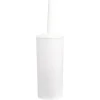 Brosse WC plastique blanc