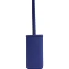 Brosse WC polyrésine bleu Sunflow Ø9,6xH35cm