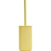 Brosse WC polyrésine jaune Sunflow Ø9,6xH35cm