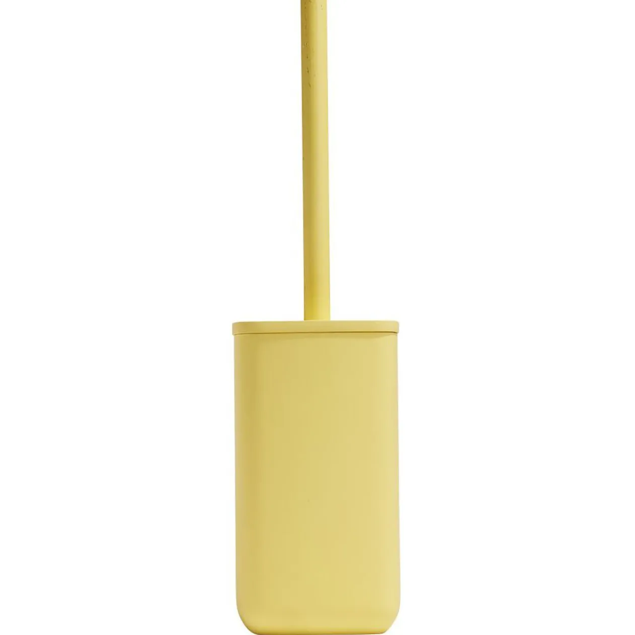 Brosse WC polyrésine jaune Sunflow Ø9,6xH35cm