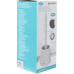 Brosse WC silicone avec socle antidérapant