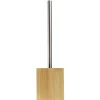 Brosse WC socle carré bambou 10x10xH36cm