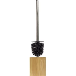 Brosse WC socle carré bambou 10x10xH36cm