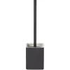 Brosse WC socle carré grès noir 9,2x9,2xH36cm