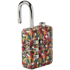 Cadenas combinaison 3 chiffres motif tropical L3,5cm