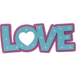 Cadre photo lumineux mot LOVE à décorer