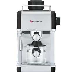 Cafetière expresso Homday noire pour café moulu 800 W