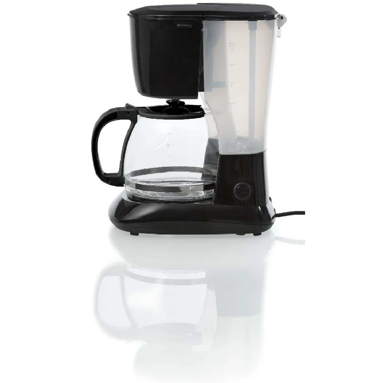 Cafetière Homday noire 1.25L