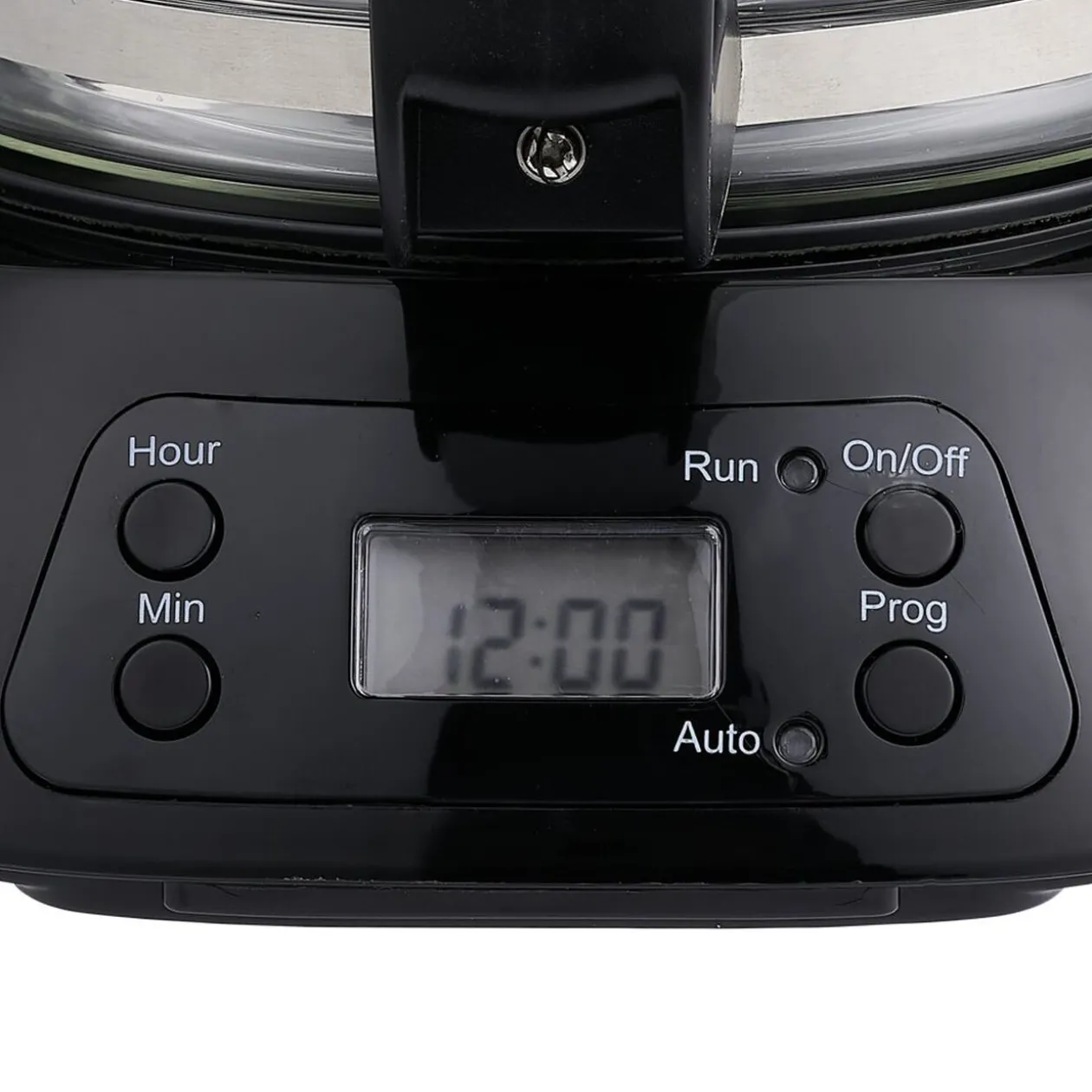 Cafetière programmable Homday noire 1,5L