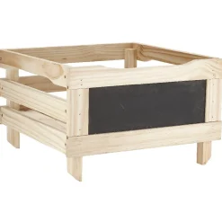 Caisse de rangement superposable en bois
