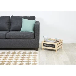 Caisse de rangement superposable en bois