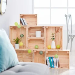 Caisse en bois pin massif à monter soi-même petit modèle