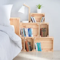 Caisse en bois pin massif à monter soi-même petit modèle