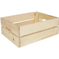 Caisse en bois pin massif à monter soi-même moyen modèle