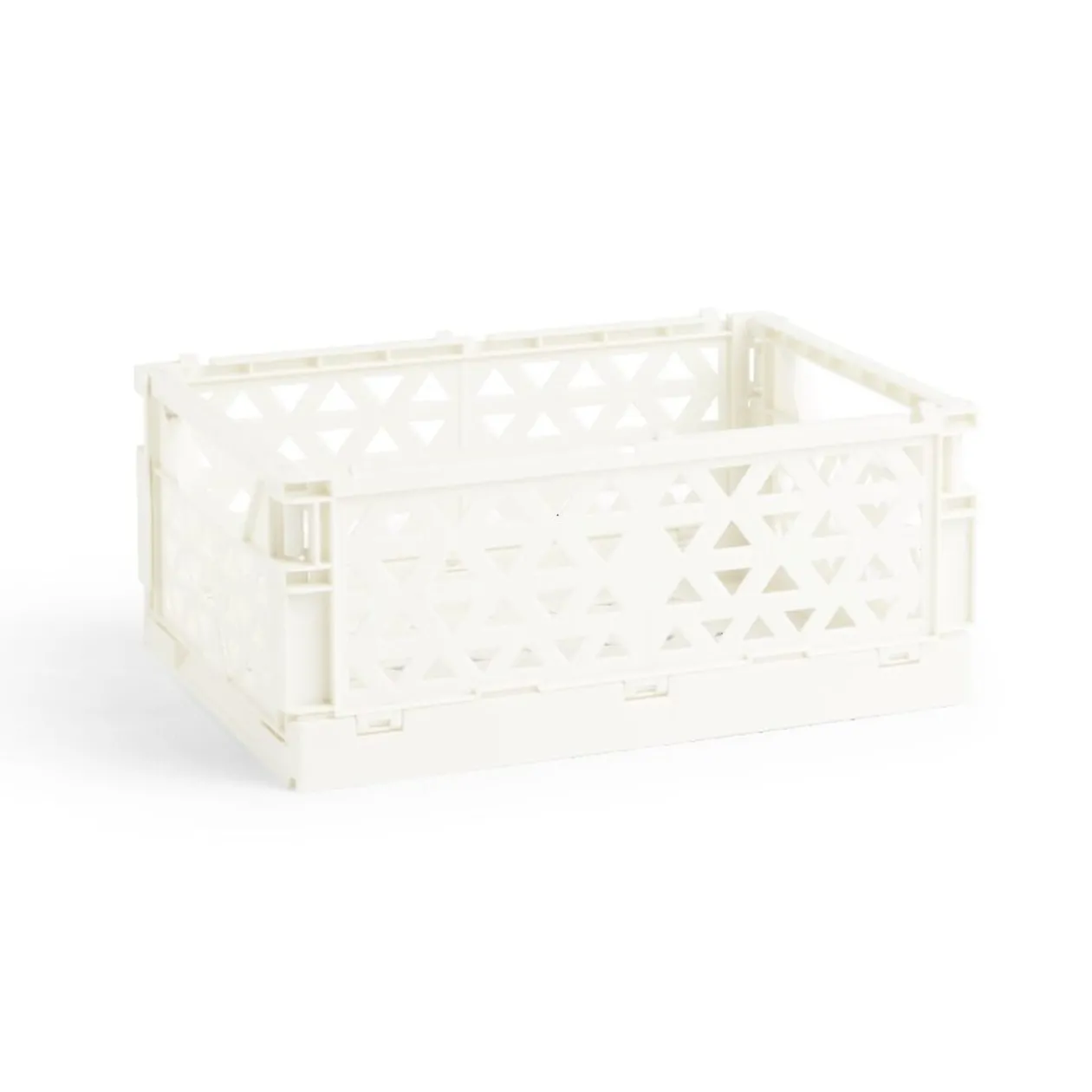 Caisse pliable beige pastel 3,4L - 24x17xH10cm