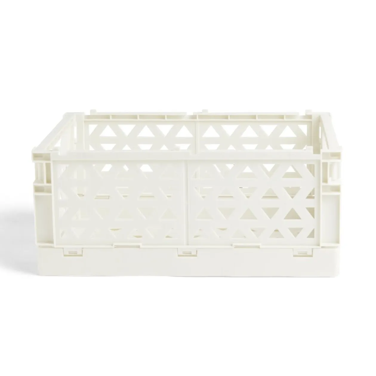 Caisse pliable beige pastel 9,1L- 33x23xH14cm