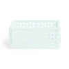 Caisse pliable vert pastel 3,4L - 24x17xH10cm
