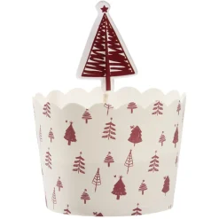 Caissette à gâteau avec décoration x18