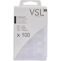 Capsule faux ongles transparent x100