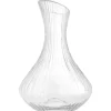 Carafe à décanter 1,5L strie en relief verre transparent