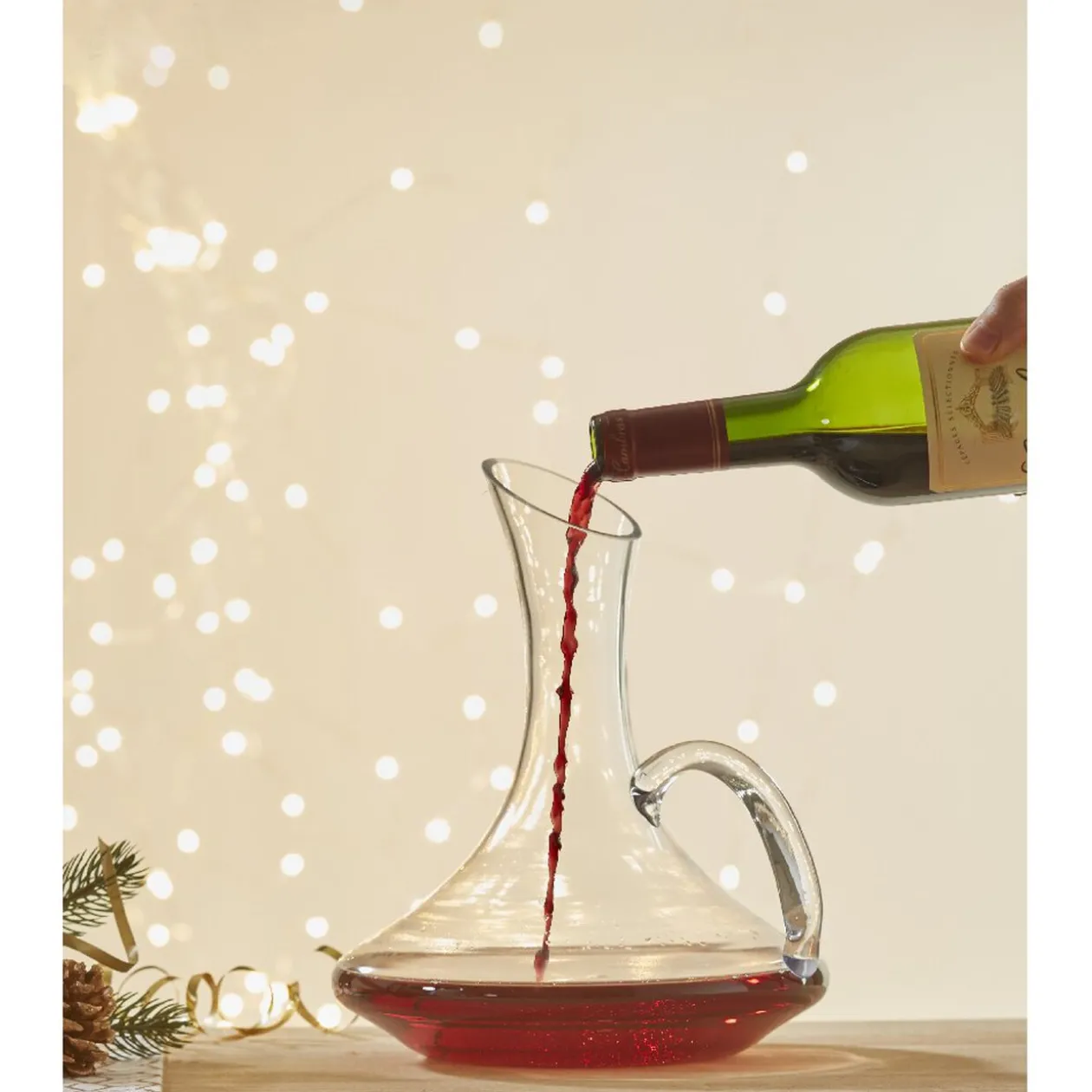 Carafe à décanter transparente