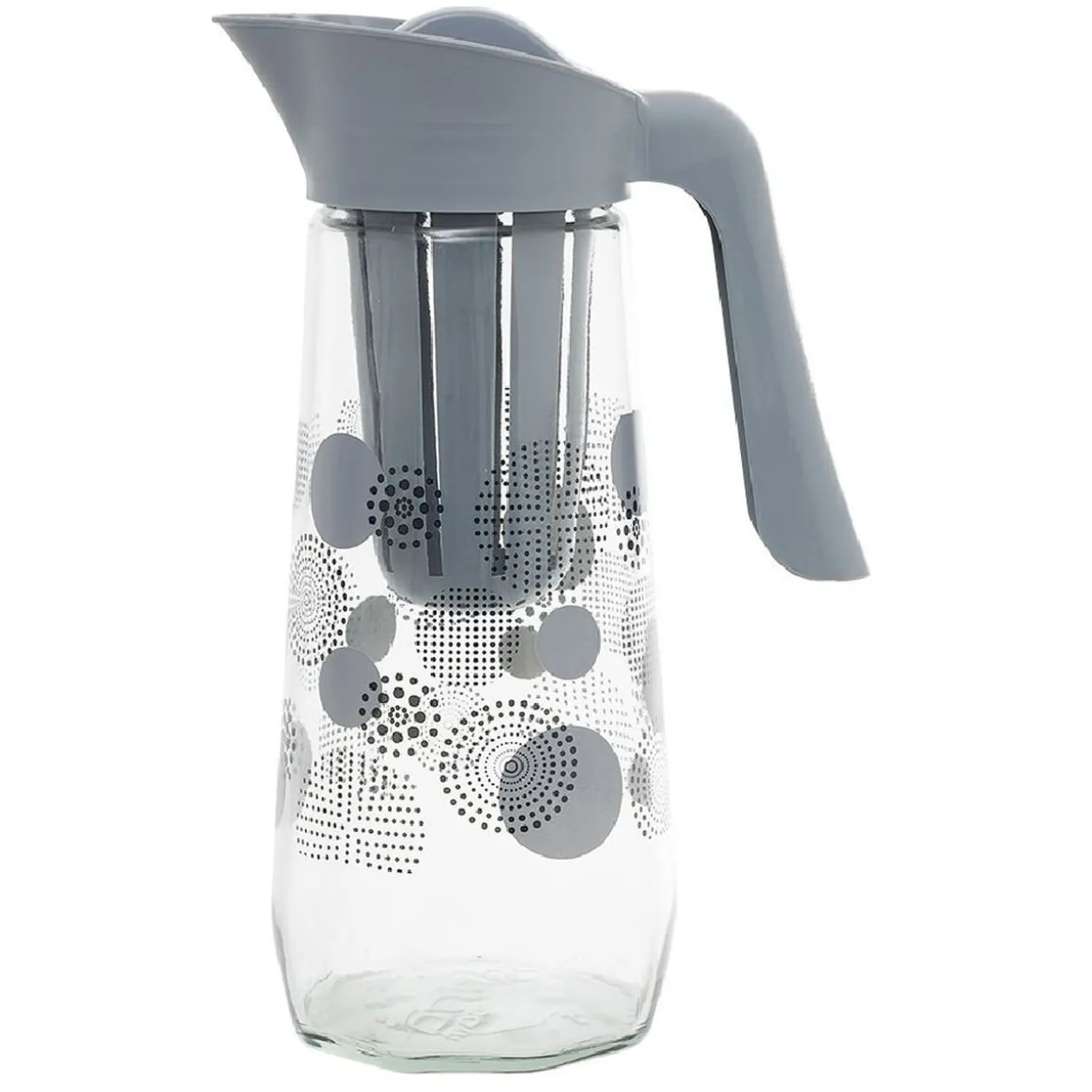 Carafe en verre 1,5L avec infuseur en silicone