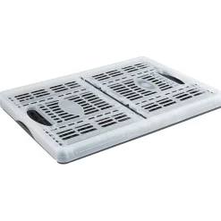 Casier pliant noir et blanc transparent 32 L