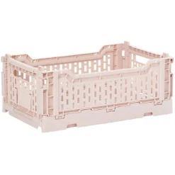 Casier pliant plastique rose 4 L