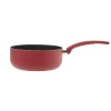 Casserole aluminium noire et rouge