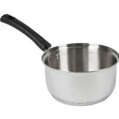 Casserole inox avec poignée bakélite noir ø 14 cm