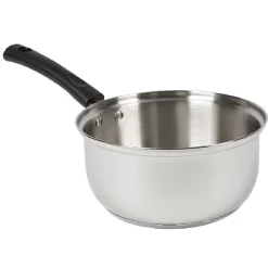Casserole inox avec poignée bakélite noir ø 20 cm