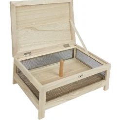 Cave à fromage bois avec plateau amovible