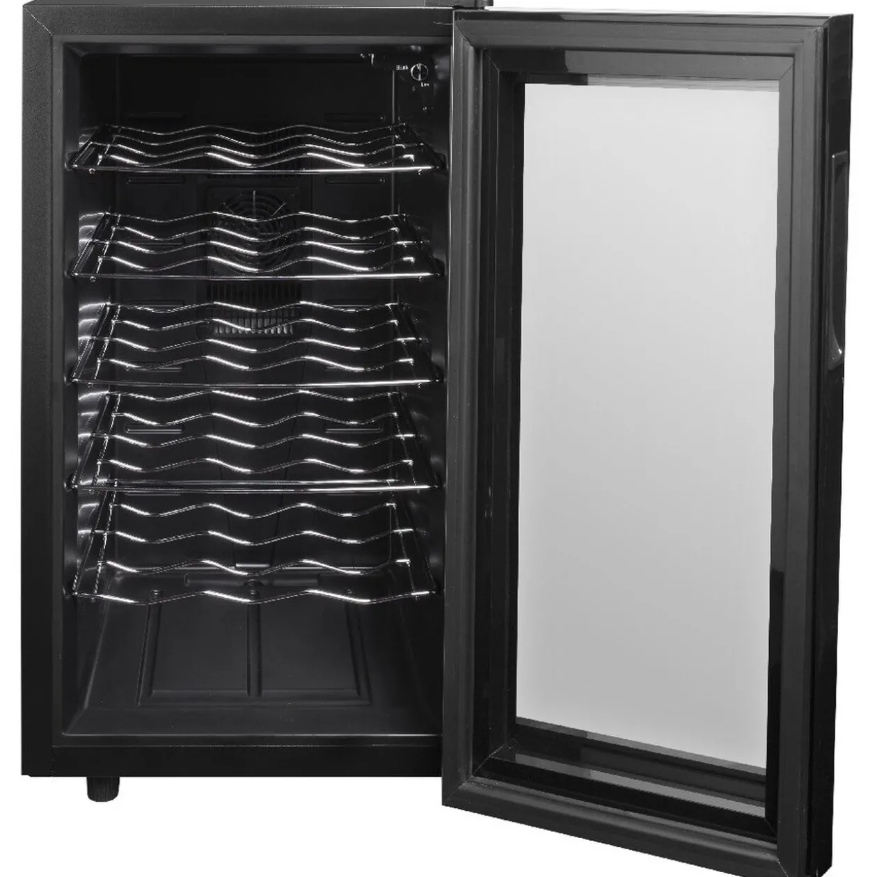 Cave à vin de service 18 bouteilles noir