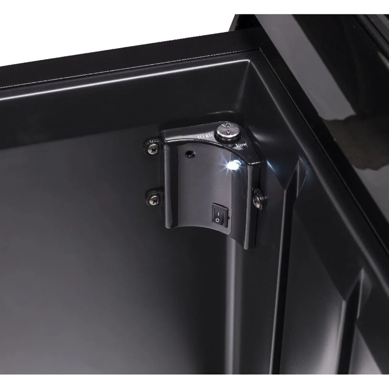 Cave à vin de service 18 bouteilles noir