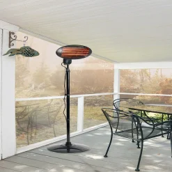 Chauffage extérieur sur pied ajustable 160-210cm Homday