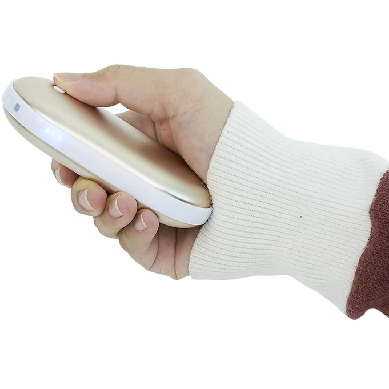 Chauffe-mains powerbank rechargeable 3000mAh