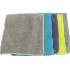 Chiffon en microfibre coloré x 5