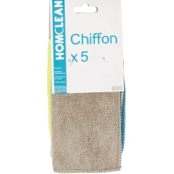 Chiffon en microfibre x5