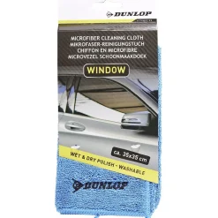 Chiffon microfibre Dunlop pour vitre auto 35x35cm