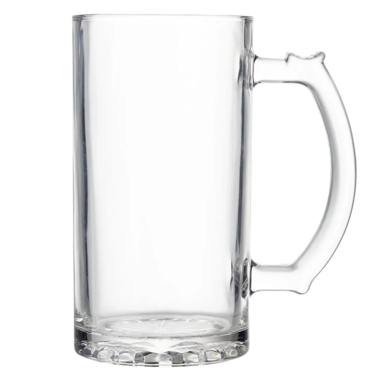 Chope à bière en verre 480ml H14,8cm