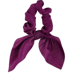 Chouchou façon noeud foulard violet