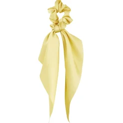 Chouchou foulard long jaune doré