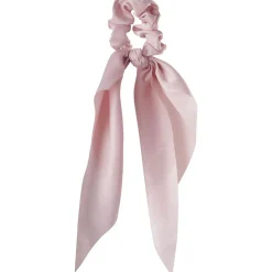 Chouchou foulard uni rose