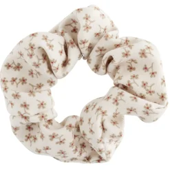 Chouchou velours côtelé marron beige x3