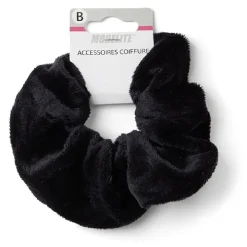 Chouchou velours épais noir